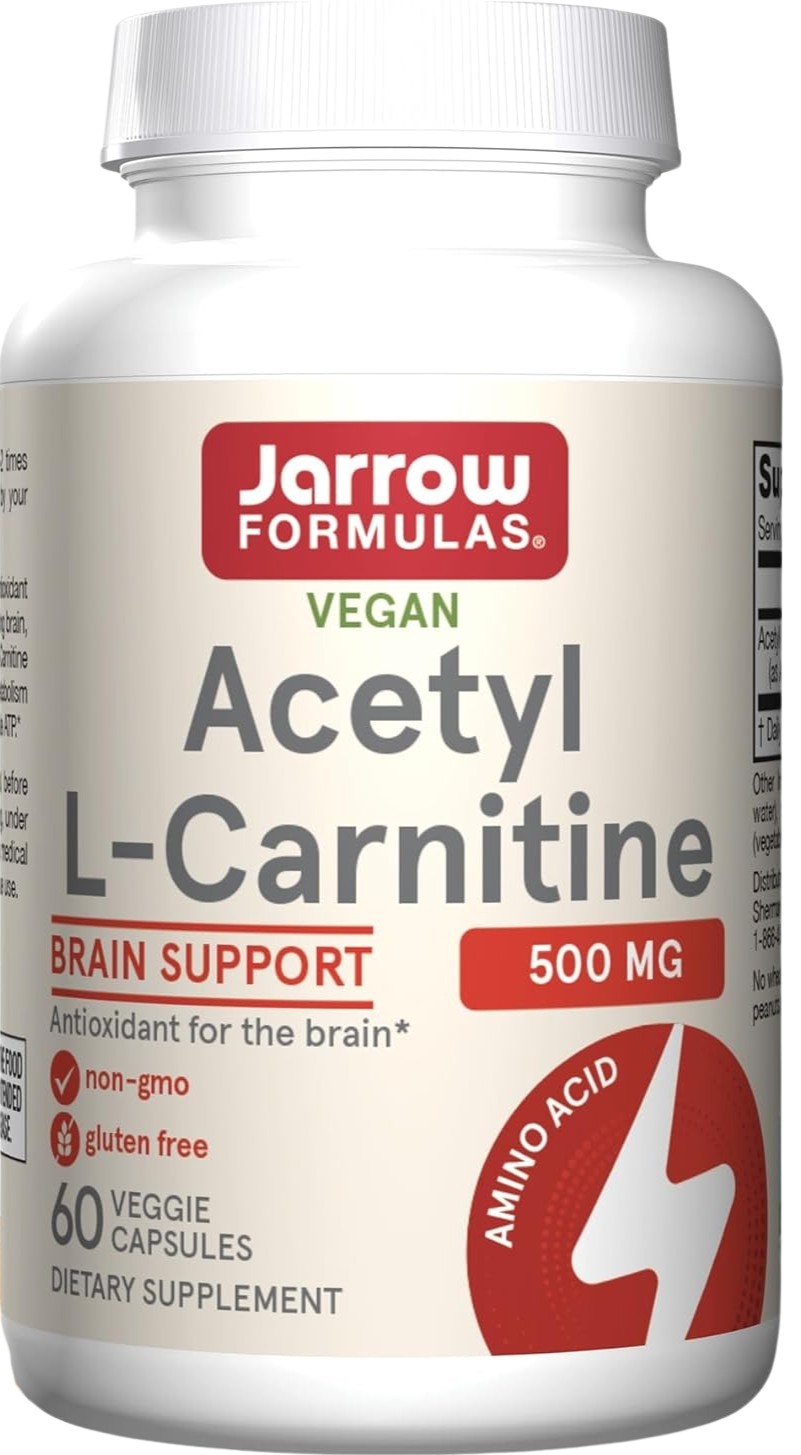 Acetyl L-Carnitine, 500 mg, 60 capsule, Jarrow Formulas