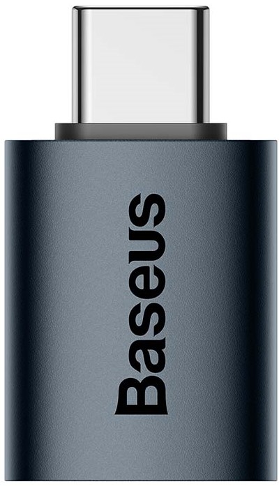 Adaptor Baseus - Ingenuity, USB-C/USB-A, albastru închis