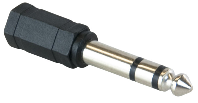 Adaptor Master Audio - HY1714, 3.5 mm/6.3 mm, negru