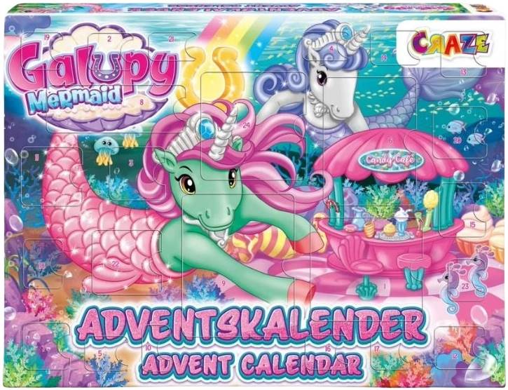 Calendarul de Advent  Craze Galupy - Sirenă, 24 de piese