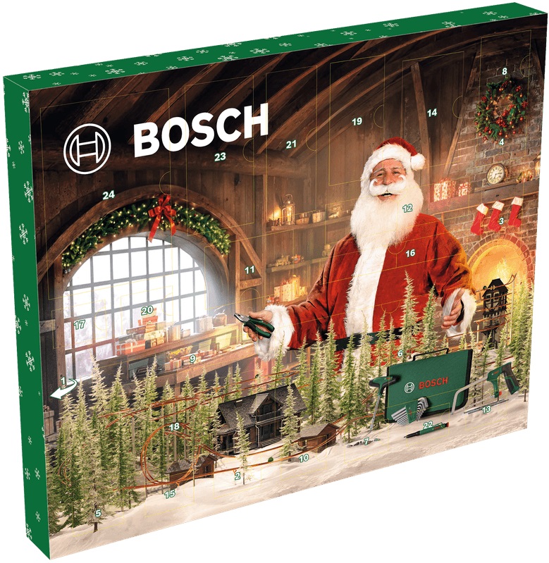 Calendar Advent cu instrumente Bosch - 2025, 41 piese