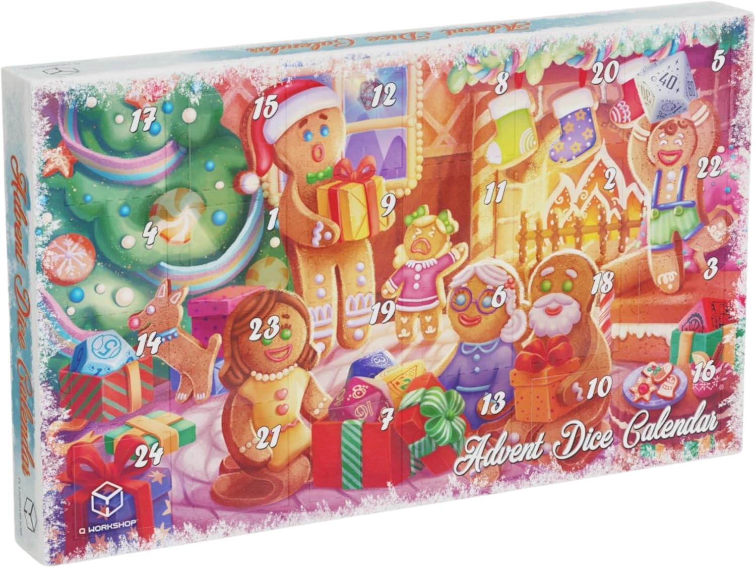 Calendar Advent cu zaruri Q-Workshop - Advent Dice Calendar 2025