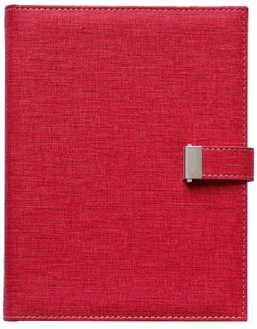 Agenda Lemax - Elegans, A5, cu mecanism, roșu