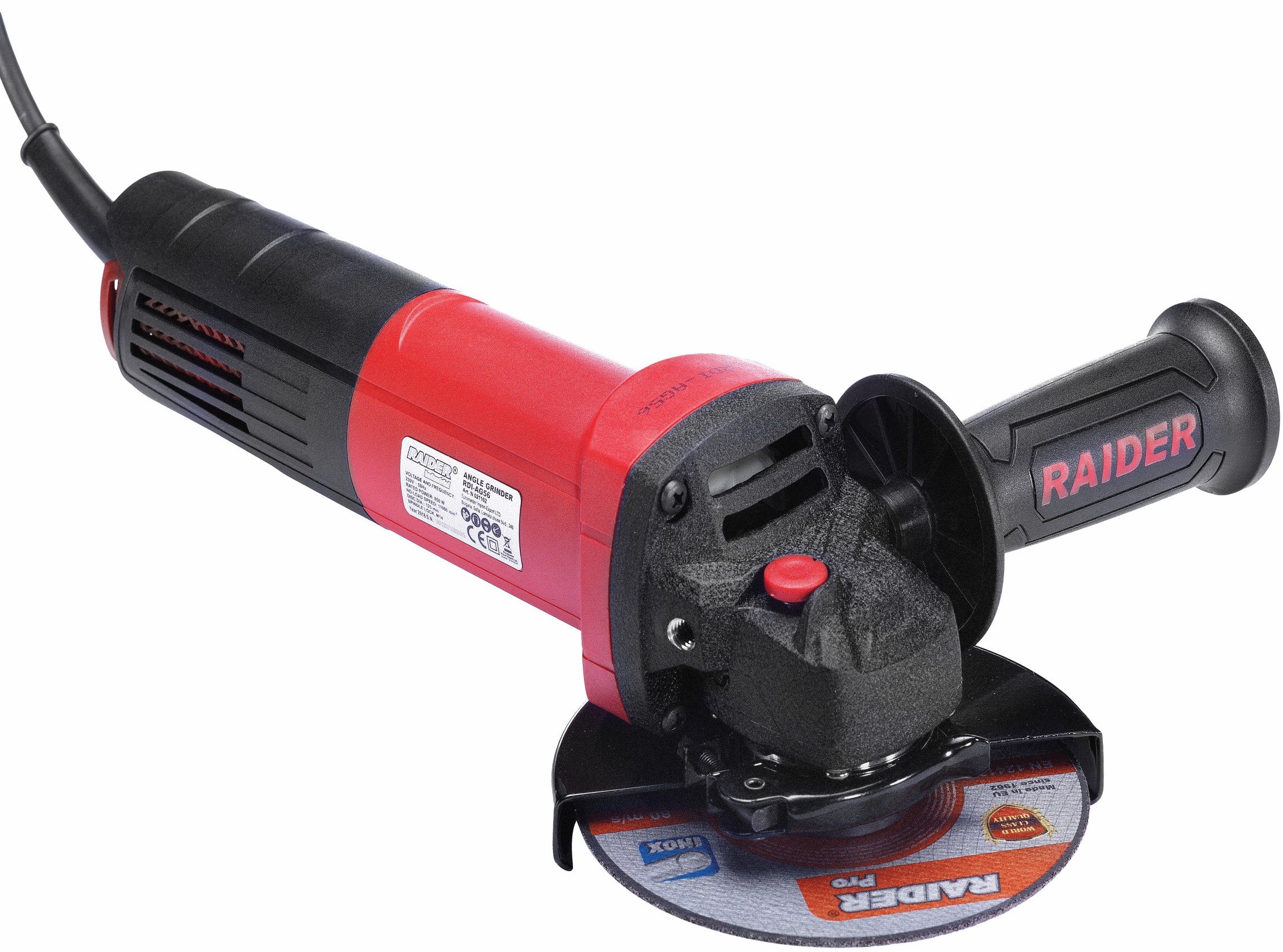 Polizor unghiular Raider - Industrial, RDI-AG56, 125 mm, 850W