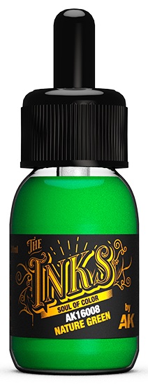 Cerneală acrilică  AK Interactive - Nature Green, 30ml
