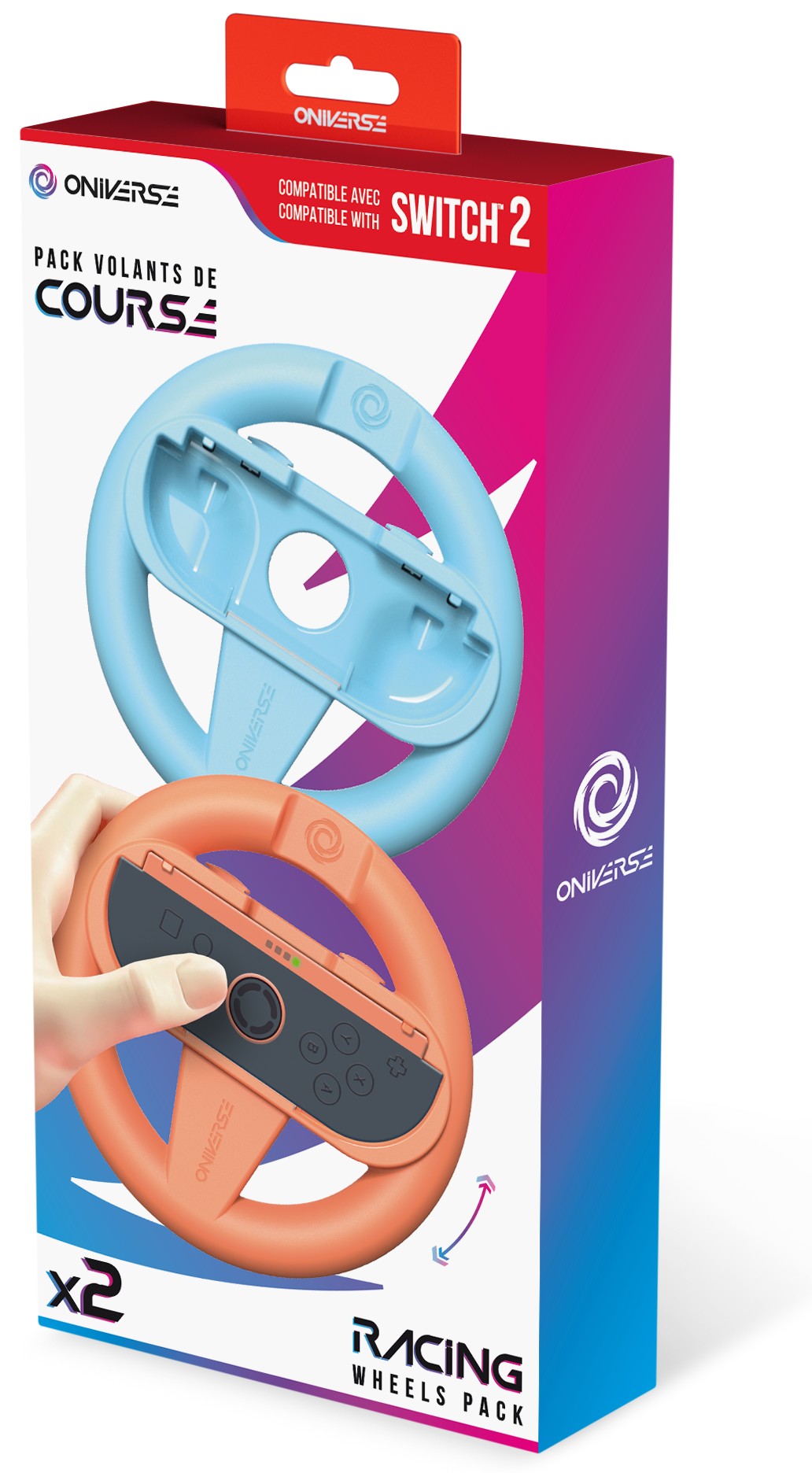 Accesoriu Oniverse - Racing Wheel Controller Holders, 2 buc (Nintendo Switch 2)