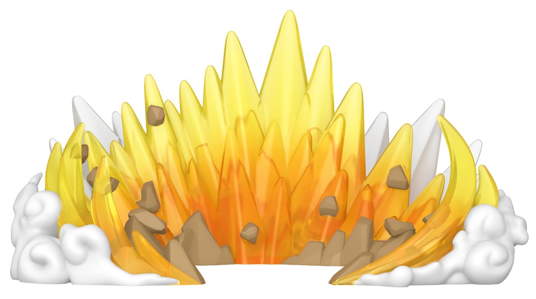 Accesoriu pentru figurină  Funko POP! Elements: Power Up (Yellow)