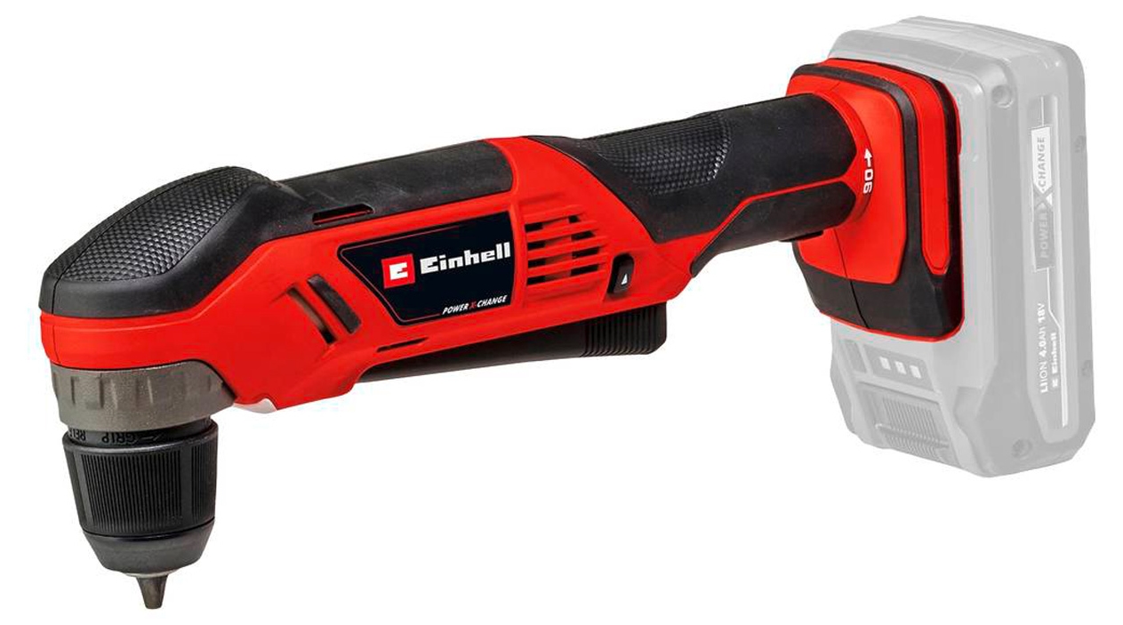 Șurubelniță unghiulară fără fir Einhell – Power X-Change, TE-AD 18 Li-Solo, 18 V, 45 Nm