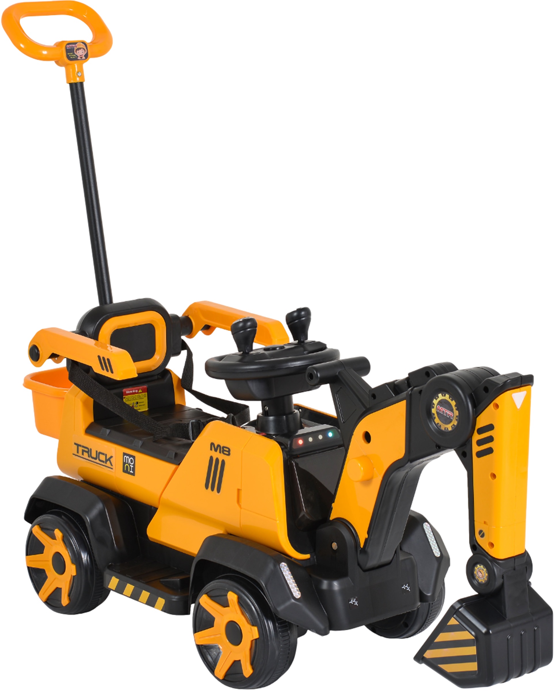 Excavator electric pentru copii Moni - Bumblebee