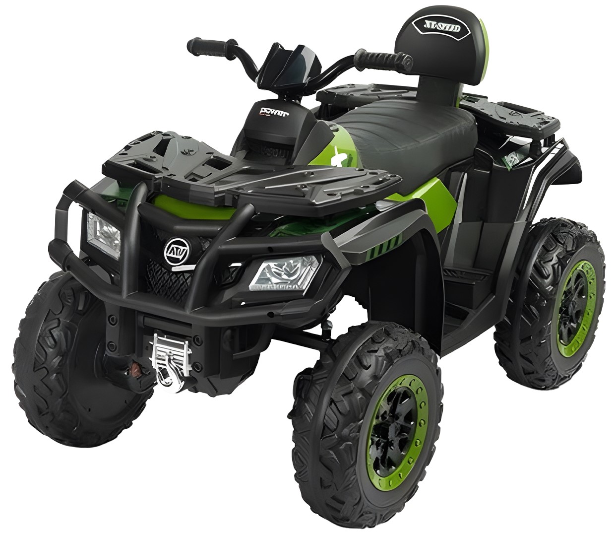 Jeep alimentat cu baterii Caretero Toyz - Quad Rush, verde