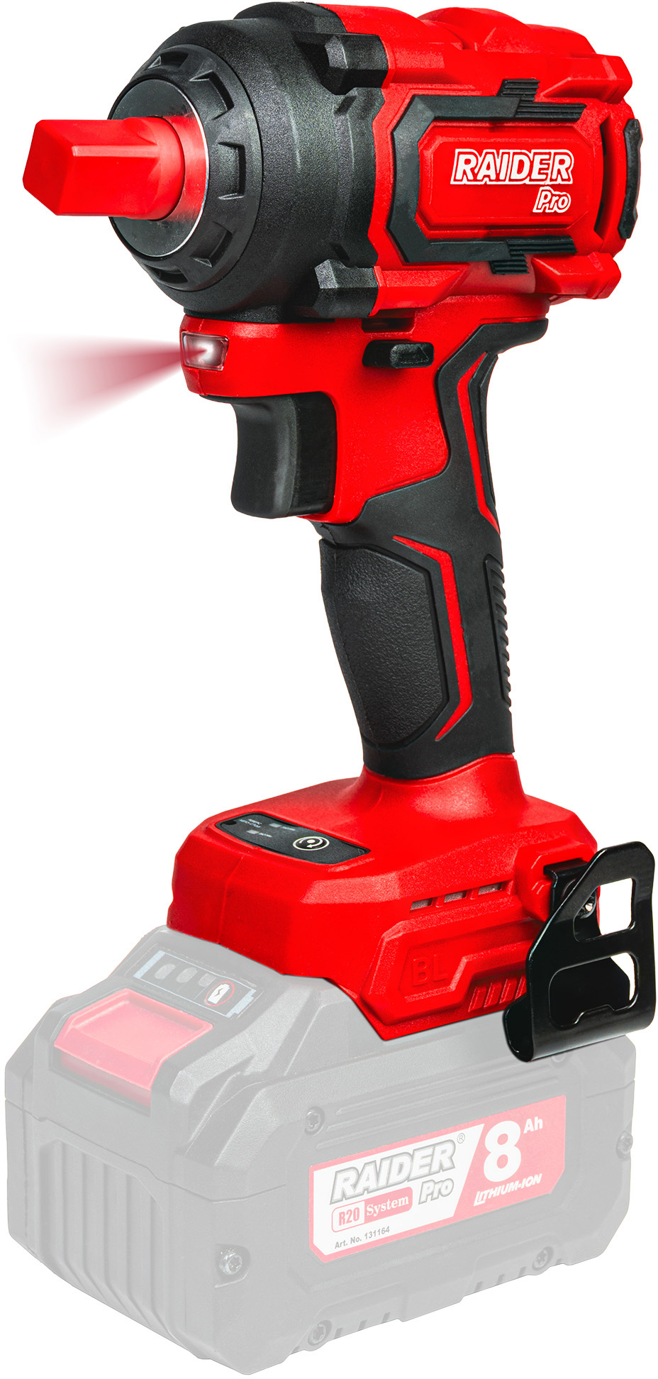 Cheie cu impact pe acumulator   Raider - R20, RDP-BCBIW20, 400Nm, 1/2'', Solo