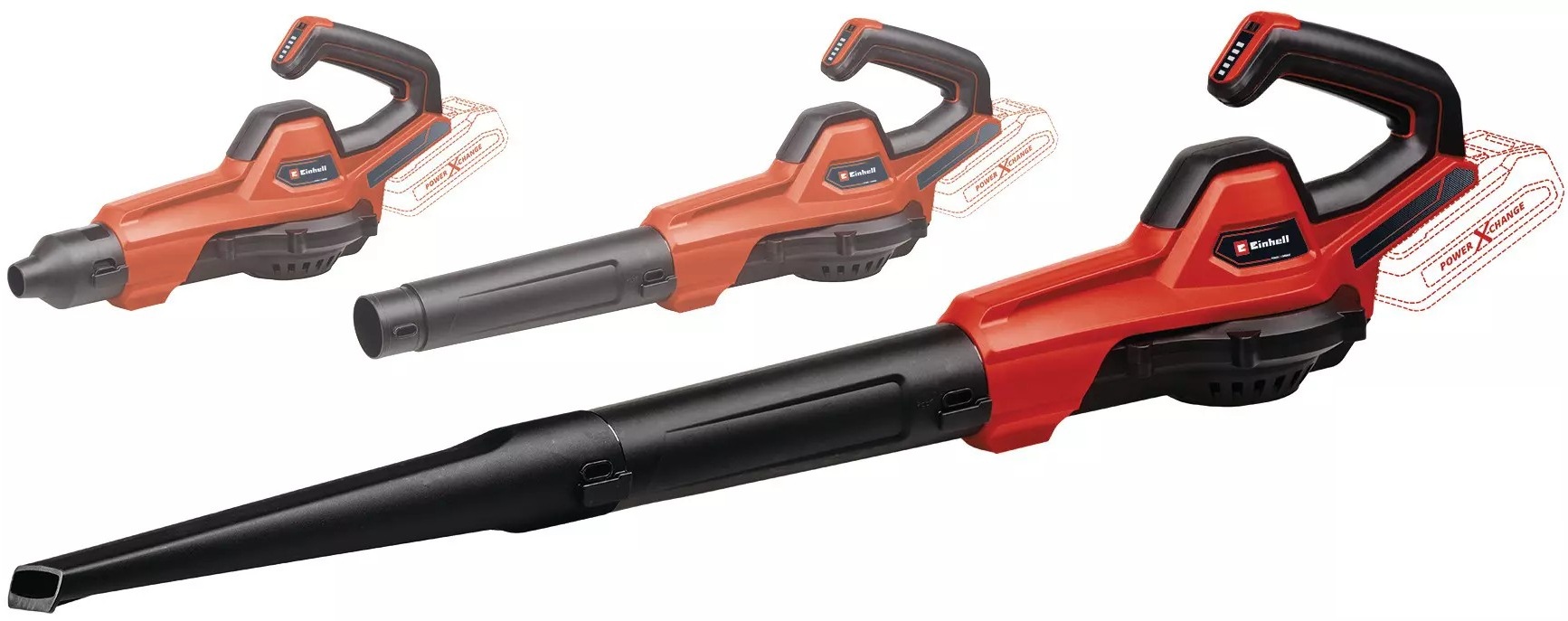 Suflantă de frunze fără fir Einhell - GE-UB 18/250 Li E, Power X-Change, Solo