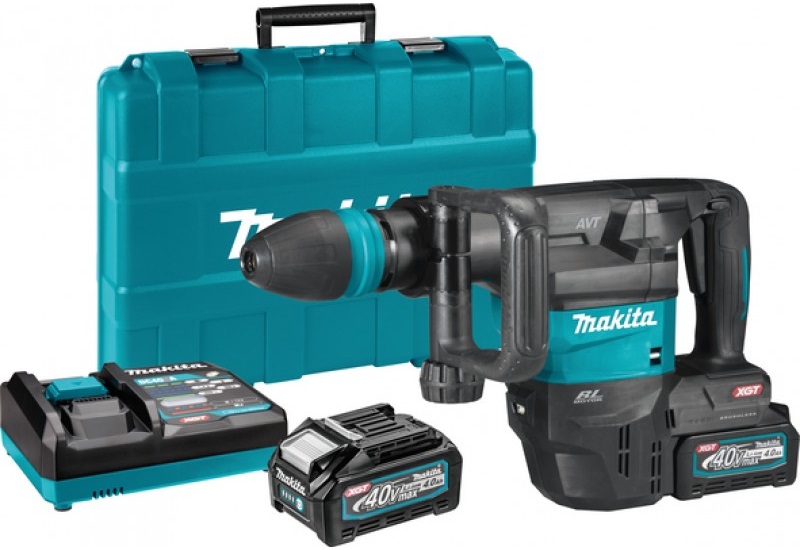 Cheie cu acumulator Makita - HM001GM201, 40V-XGT, 2x4.0 Ah+1x2.5 Ah