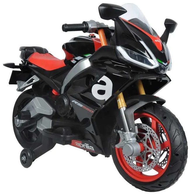 Motor cu baterie Ocie - APRILIA RS660, 12V, negru