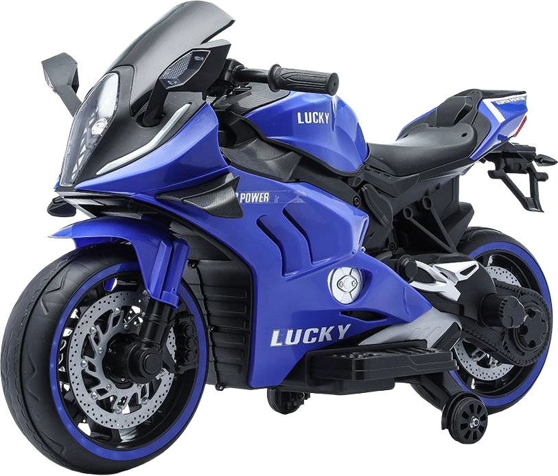 Motocicletă electrică cu baterie  Ocie - Lucky, albastru