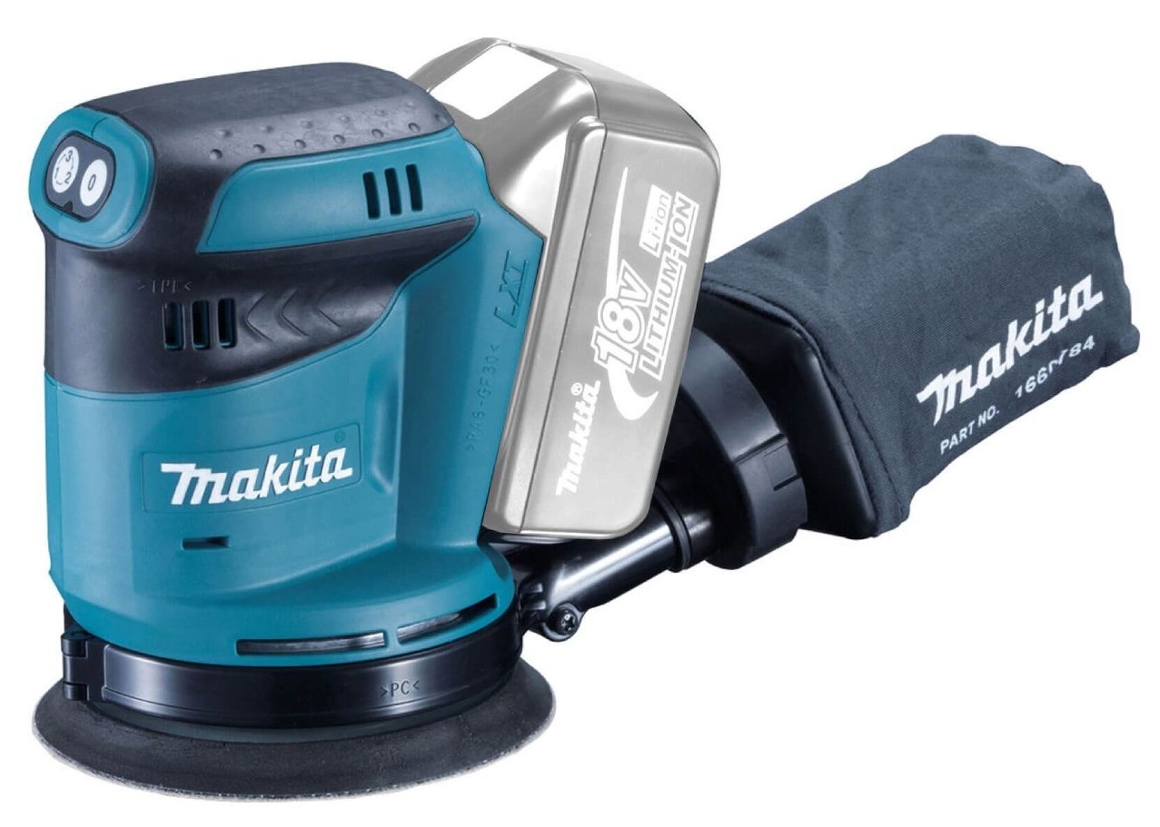 Șlefuitor orbital cu acumulator Makita - DBO180Z, LXT, 18 V, 125 mm,…
