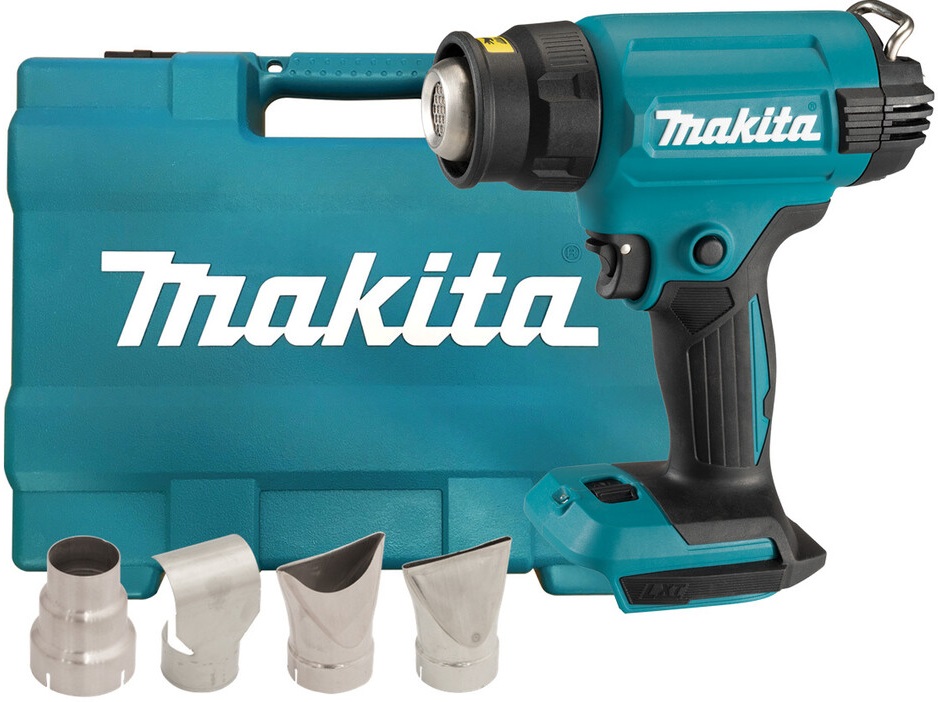 Pistol cu aer cald cu acumulator Makita - DHG181ZK, 18V LXT, Li-ion