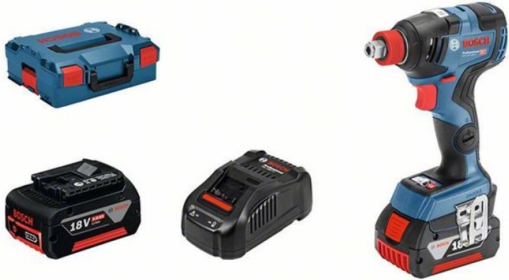 Cheie de impact cu acumulator Bosch - Professional GDX 18V-200 C, 2xGBA 18V 5.0 Ah