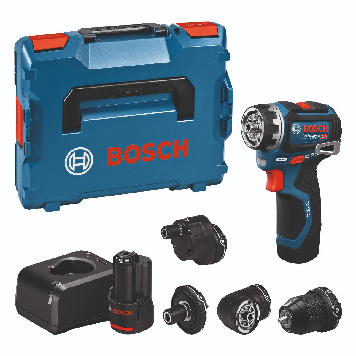 Şurubelniţă cu acumulator Bosch - Professional, GSR 12V-32 FC, cu baterii şi geantă