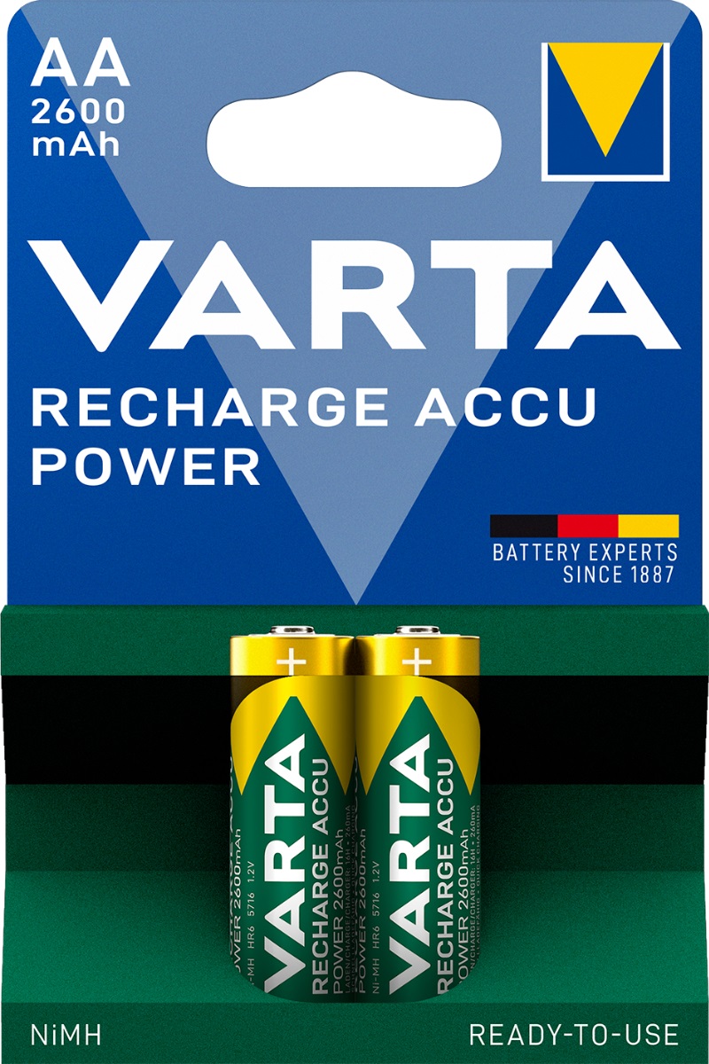 Baterie reîncărcabilă  VARTA - Rechargable Accu Power, AA, 2 buc.