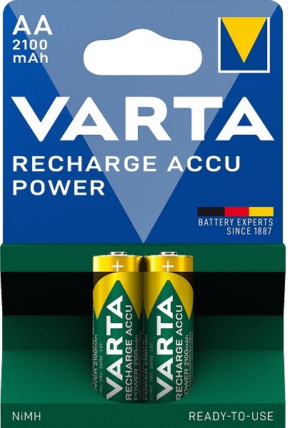 Baterie reîncărcabilă  VARTA - Recherge Accu Power, AA, 2 buc.