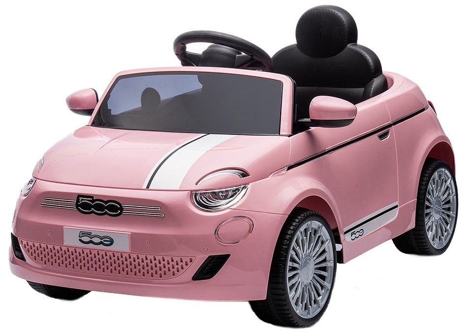 Mașinuță electrică Chipolino - Fiat 500, roz