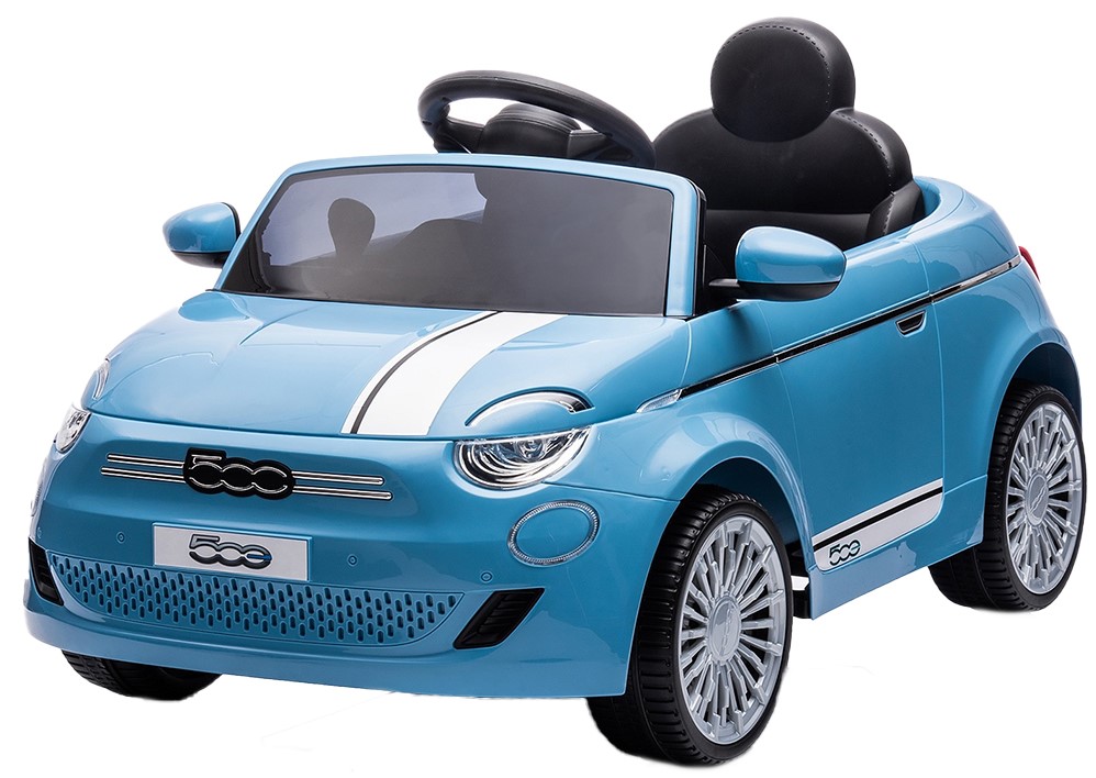 Mașinuță cu baterie Chipolino - Fiat 500, albastru