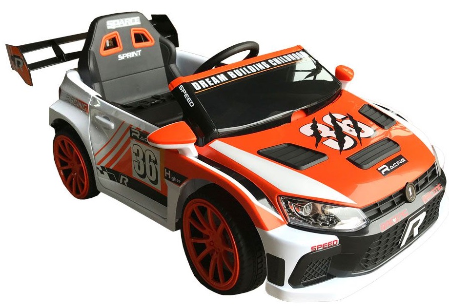 Mașină cu baterie Felyx Toys - SPEED Drifting Function, 12V, portocaliu
