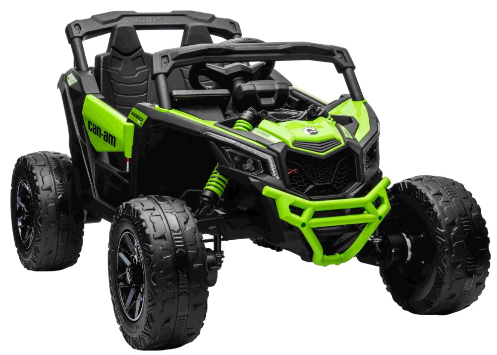 Mașină electrică cu baterie  KikkaBoo - Licensed Can Am Maverick UTV, Green