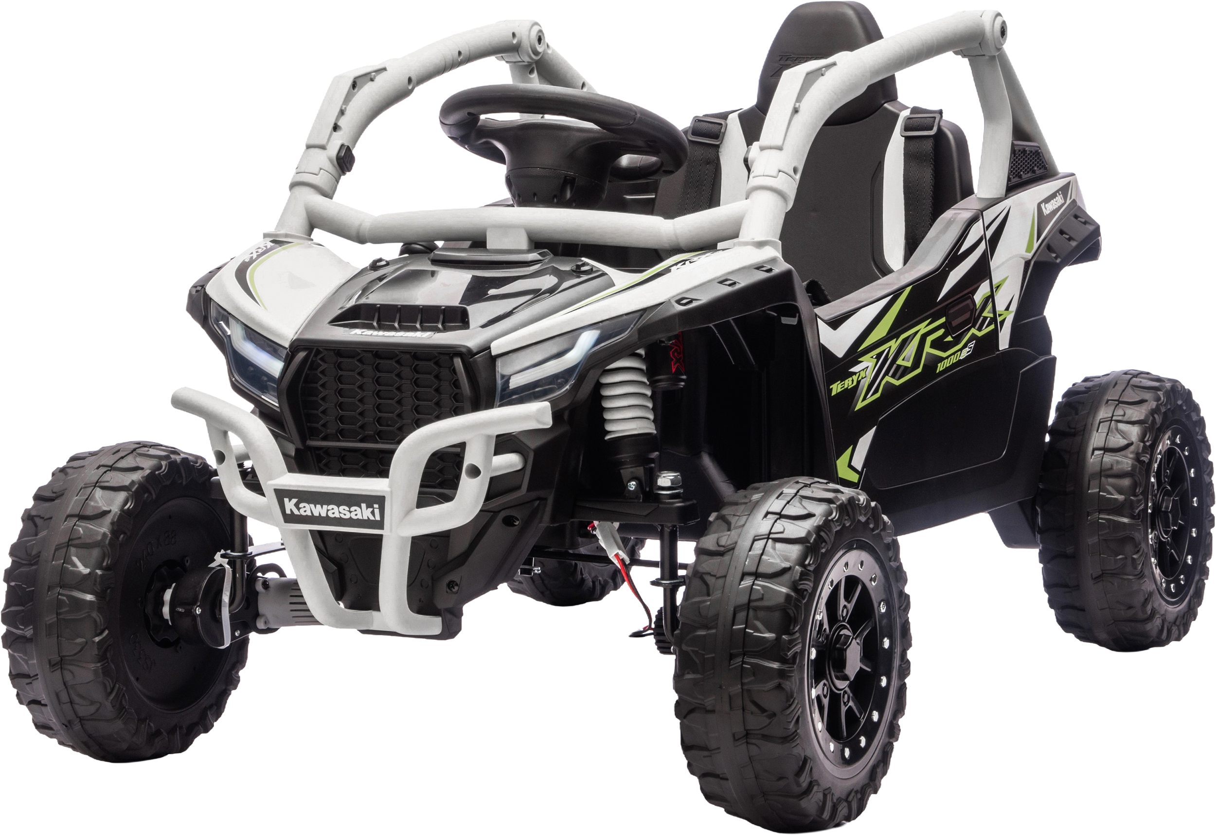 Mașină cu acumulator KikkaBoo - Licensed Kawasaki, KRX 1000, Gri-Negru