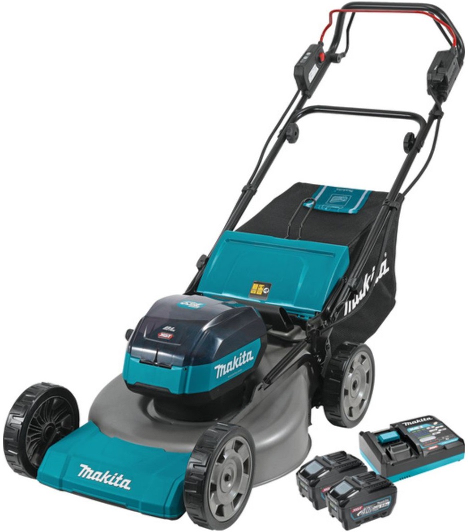 Mașină de tuns iarba cu acumulator Makita - LM002GT201, 40V XGT, 70 l, 53 cm, 2х5 Ah