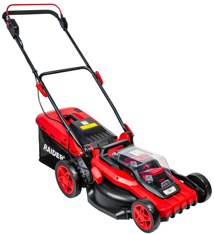Mașină de tuns iarba cu acumulator Raider – R20, RDP-HBLM20, 40 V, 42 cm, Solo