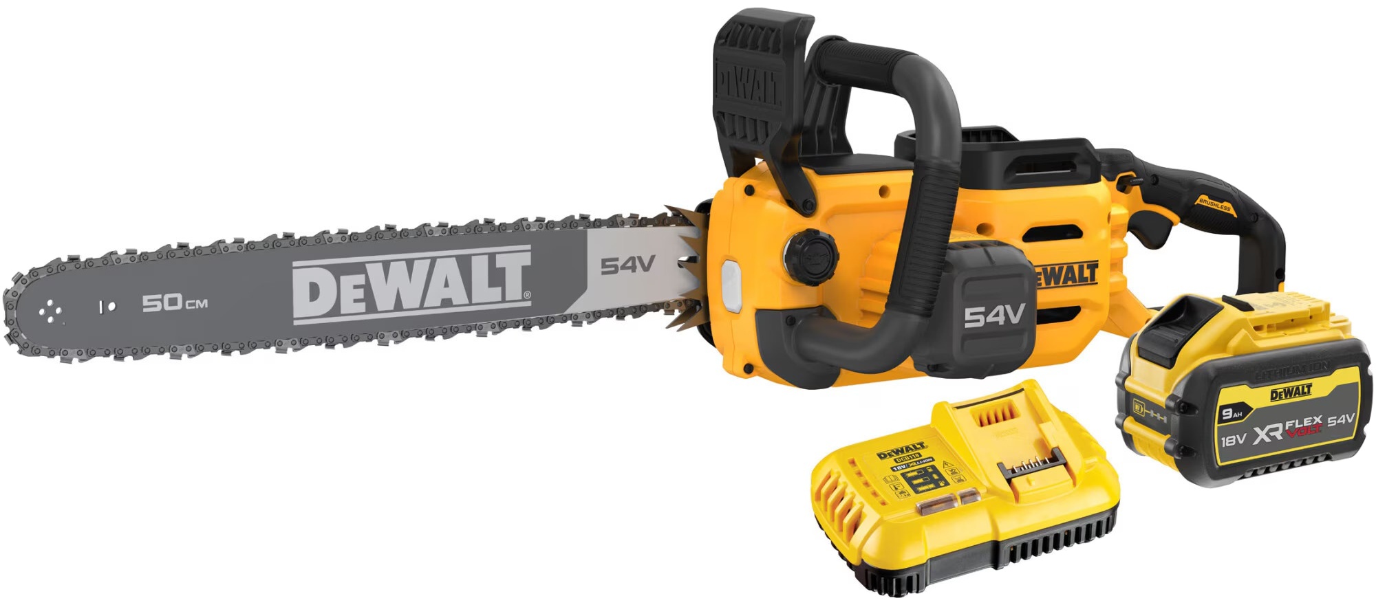Tăietor de lemne fără fir DeWALT - DCMCS575X1, 54V, 50 cm, cu baterie…