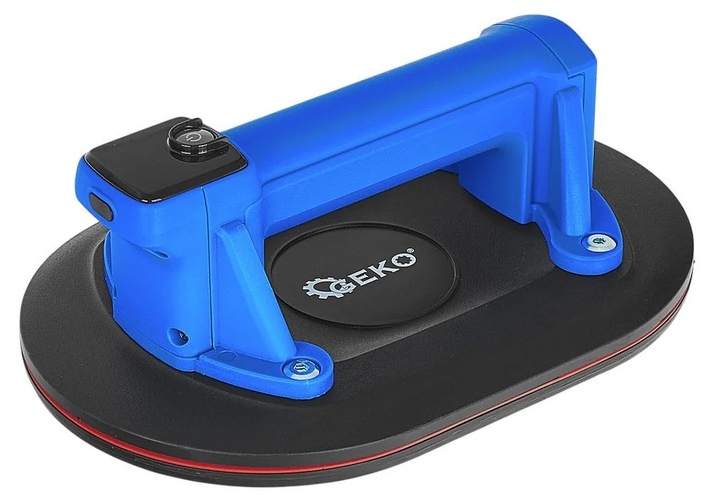 Ventuză vacuum acumulator Geko - G80675, 220 kg, 247 × 167 mm, afișaj LCD