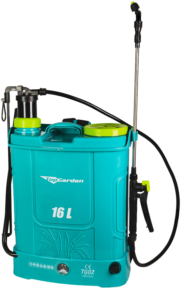 Pulverizatorul fără fir Top Garden - TGP Gadget, 12V/8Ah, 16 l, cu baterie și pulverizare manuală