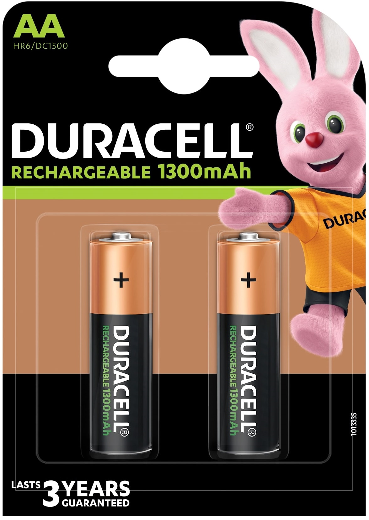Baterii reîncărcabile  Duracell - Rechargeable 1300 mAh, AA, 2 buc.