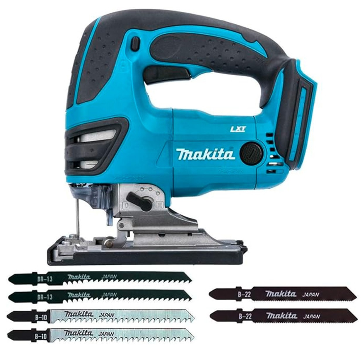 Ferăstrău vertical fără fir Makita - LXT, DJV180ZX, 26 mm, fără