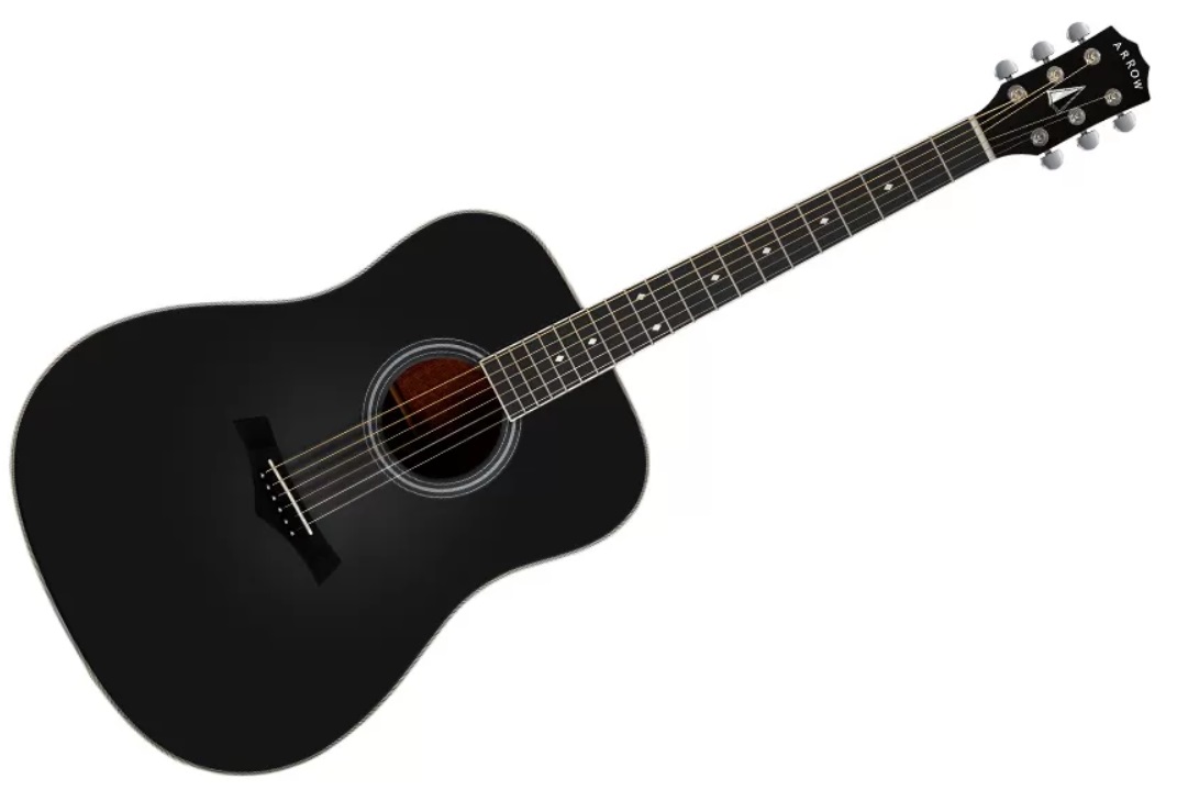 Chitara acustica Arrow - Bronze BLK, negru