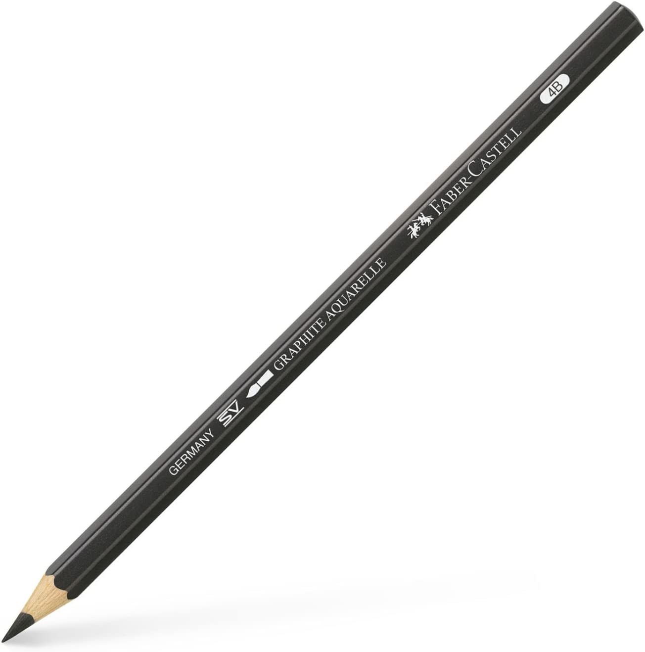 Creion pentru acuarelă Faber-Castell Graphite Aquarelle - 4B