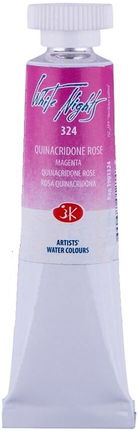 Vopsea de acuarelă Paleta Nevskaya Leningrad Nopti albe - 324, Magenta, 10 ml
