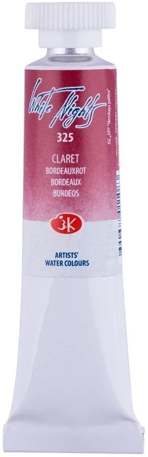 Vopsea pentru acuarelă Nevskaya Palitra Leningrad Nopți albe - 357, Bordeaux, 10 ml