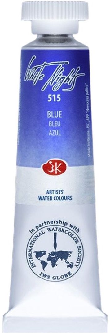 Vopsea de acuarelă Nevskaya Palitra Leningrad Nopți Albe - 515, Albastru, 10 ml