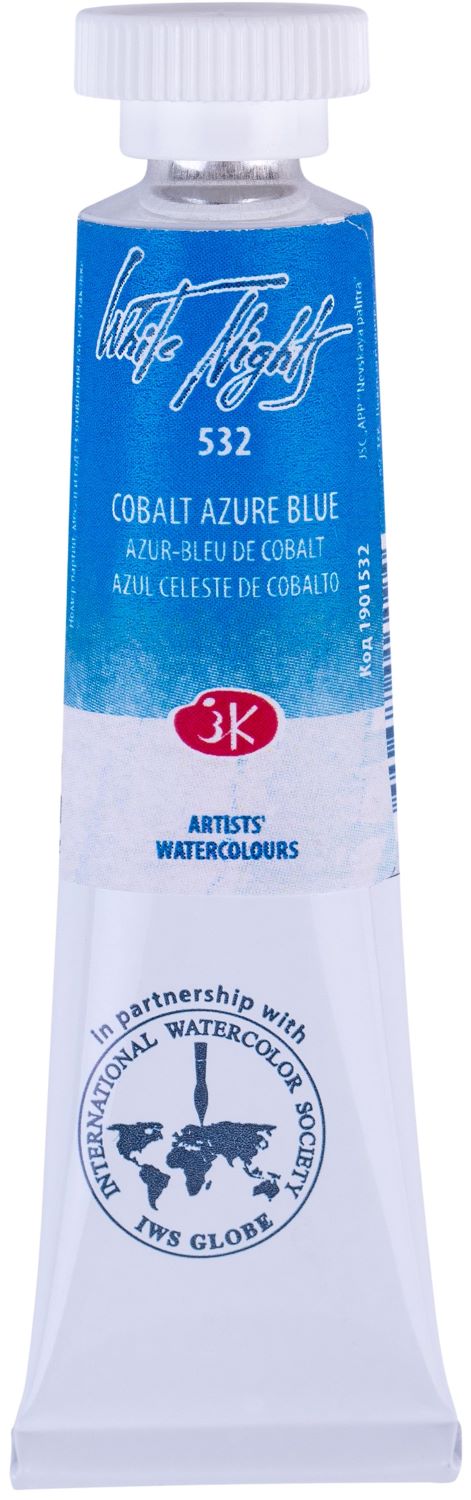 Vopsea pentru acuarelă Nevskaya Palitra Leningrad White Nights - 532, Cobalt, 10 ml