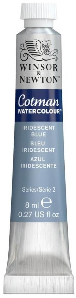 Vopsea de acuarelă Winsor & Newton Cotman - Albastru perlat, 8 ml