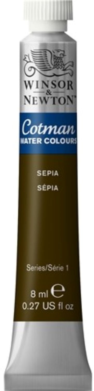 Winsor & Newton Cotman Watercolour Paint - Sepia, 8 ml