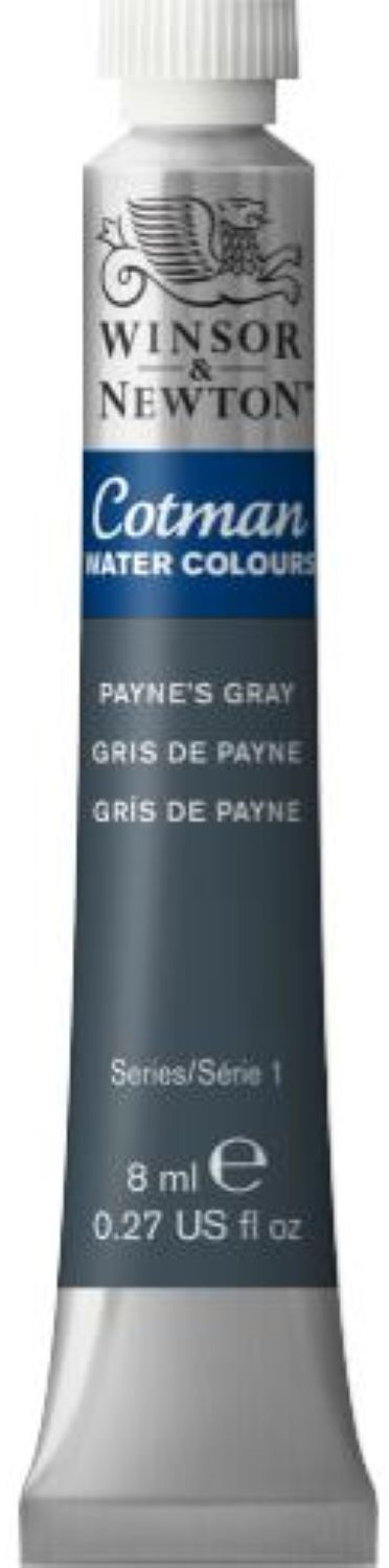 Winsor & Newton Cotman Watercolour Paint - Grey Payne, 8 ml