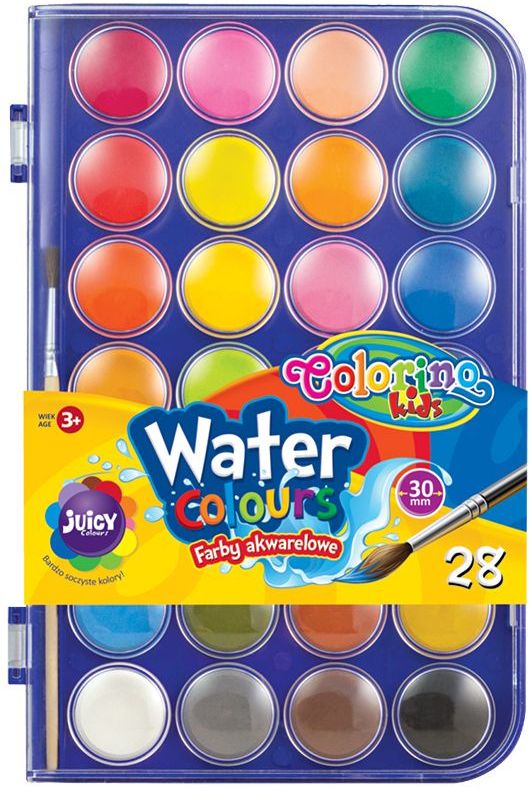 Acuarele  Colorino Kids - Jumbo,28 culori