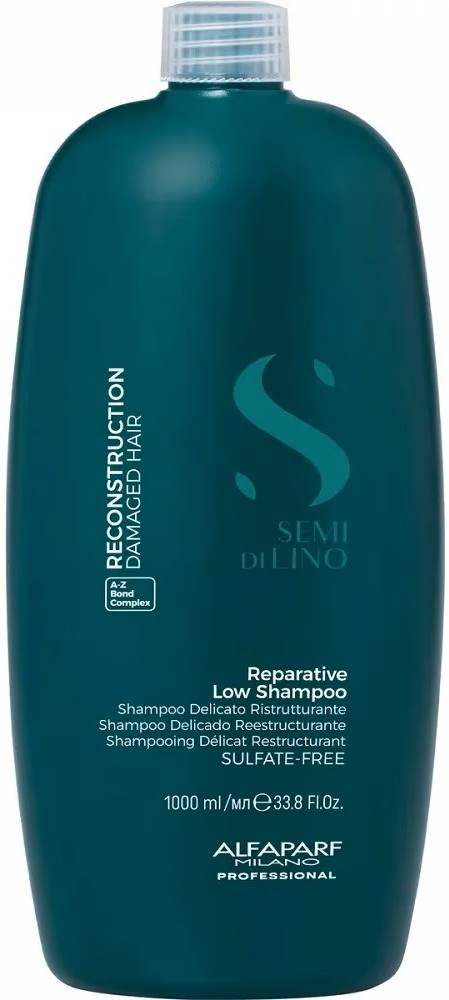 Alfaparf SDL Reconstruction Șampon reparator pentru păr deteriorat, 1000 ml