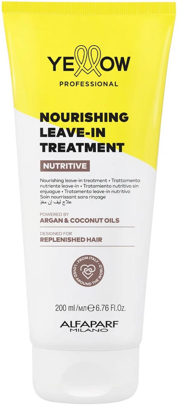 Alfaparf Yellow Nutritive Balsam hrănitor cu argan și nucă de cocos, 200 ml