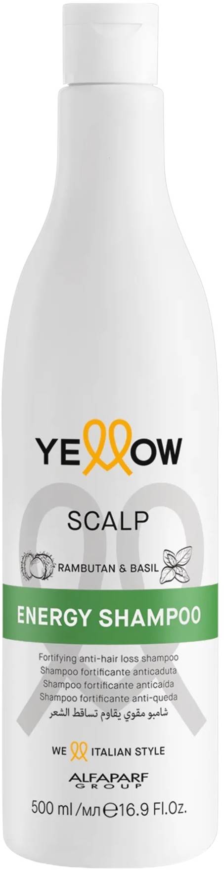 Alfaparf Yellow Scalp Șampon întăritor împotriva căderii părului, 500 ml